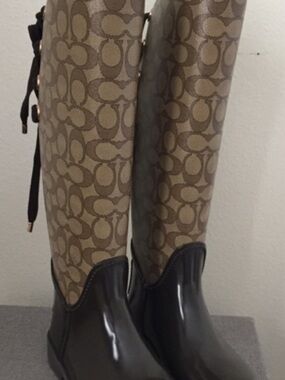 NWOT Coach Tristee  Rain Boots